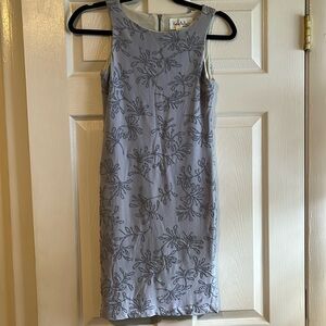 Vintage beaded Nicole Miller lavender mini dress